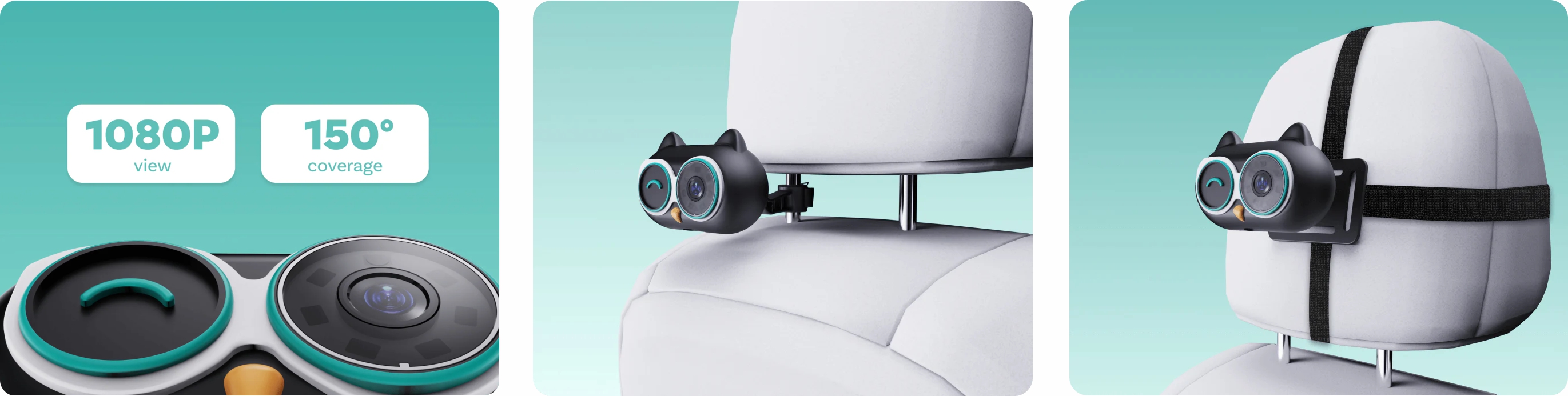 Ottocast ca520-t cabin care bezdrátový adaptér carplay s kamerou na zadní sedadlo možnosti kamery evtech_cz